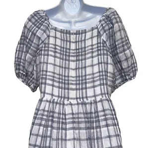 Madewell Puff-Sleeve Faux-Wrap Tiered Maxi Dress size‎ 6 thumbnail 7