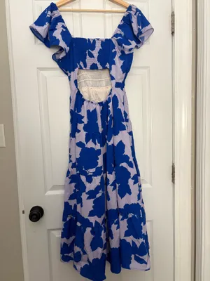 boutique floral maxi dress thumbnail 2