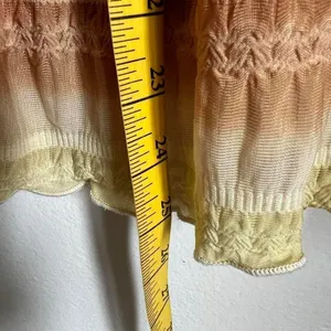 VTG Y2K 2000s‎ Tiered Maxi Skirt Large Cottagecore Milkmaid Prairie Hippie thumbnail 4