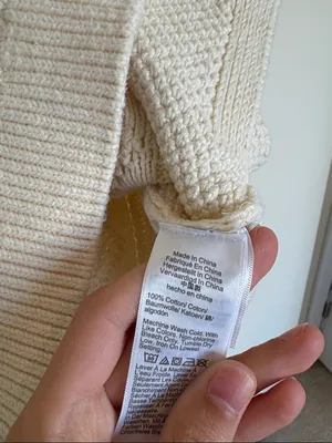 J Crew Cotton cable-knit crewneck sweater Women’s Size S Cotton Fisherman Core thumbnail 5