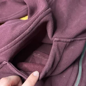 Lululemon Scuba Oversized Funnel Neck Full Zip Hoodie XS/S Garnet Red Purple thumbnail 7