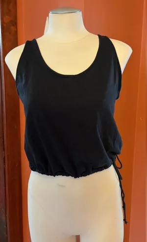 Nike Black Drawstring Hem Tank Top - Women thumbnail 1