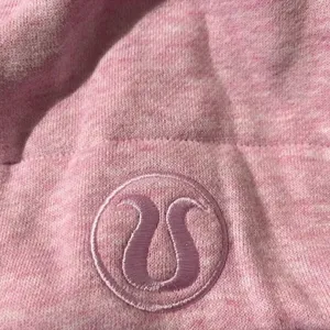 Lululemon NWT Scuba Full zip Hoodie in Heathered Vita Pink size 12 thumbnail 7