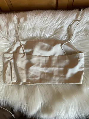 Fame Partners Satin Spaghetti Strap Crop Top thumbnail 7