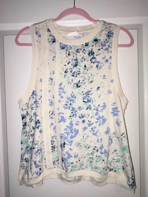 Maternity XS | Free People Movement x Hatch Collab Love Printed Tank thumbnail 1