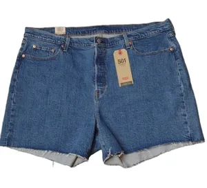 Levi's 501 shorts size 22W thumbnail 1