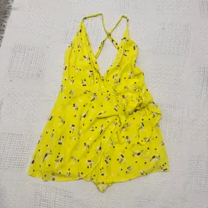 Free People Tango at Night 10 faux wrap tie flap front romper SH 3099 thumbnail 7