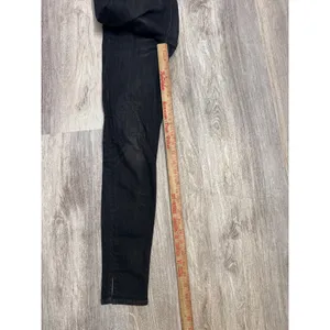 Rag‎ & Bone High Rise Ankle Skinny Jeans Black Lock Size 25 thumbnail 9