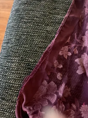 torrid Plum Floral Velvet Draped Kimono Wrap thumbnail 9