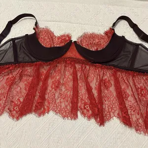 Seven Til Midnight Plus Red & Purple Lingerie Babydoll Cami Top Sz 1X/2X NWOT thumbnail 5