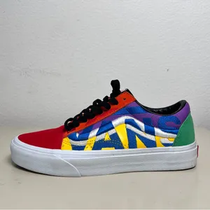Vans Unisex Old Skool‎ Skate Shoes Multicolor 721454 Men’s 7.5 / Women’s 9 thumbnail 7