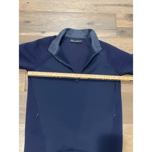 Under Armour Navy Gray Accent Quilted Quarter‑Zip Sweatshirt Size S thumbnail 5