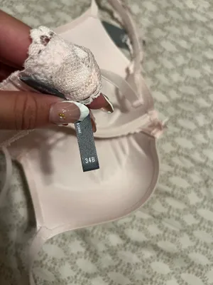Aerie Pink Lace Push-Up Bra 34B thumbnail 3