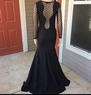 Elegant Black Long thumbnail 4