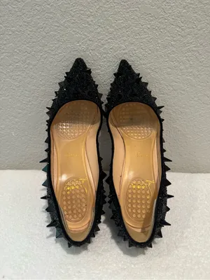 Christian Louboutin Black Spike Pigalili Potpourri Strass 120 Pumps 36.5 thumbnail 5