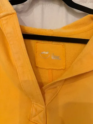 Aerie orange cropped sweatshirt with matching sports bra thumbnail 4