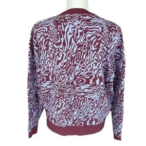 Madewell (Re)sourced Cotton Oversized Sweatshirt in Tigerized Print thumbnail 6