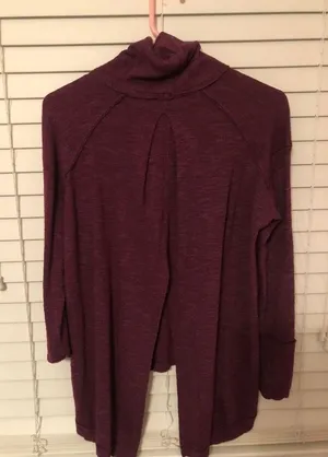 Open Back Turtle Neck Sweater thumbnail 2