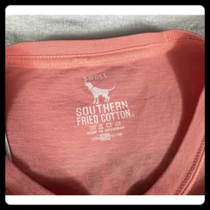 Southern Fried Cotton Shirt Womens Small Pink Long Sleeve Cow Graphic Tee thumbnail 2