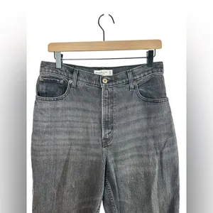Abercrombie & Fitch 90s Straight Ultra High Rise Jeans Curve Love Size 29 /‎ 8R thumbnail 5