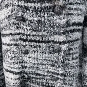 Free People Womens Zebra Yarn Double Breasted‎ blazer Size S thumbnail 7