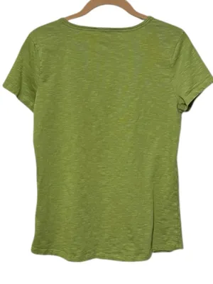 TOAD & CO Marley Short Sleeve V Tee M 17.5” p2p Huckleberry $55 Retail NWOT thumbnail 7