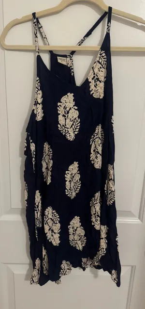 Navy mini dress Blue Size XS thumbnail 1