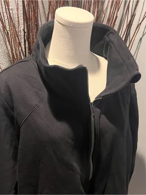 🌺Nwt All In Motion Black Half Zip Sweatshirt Size 4x🌺 thumbnail 3