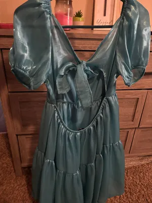 Teal dress Blue Size M thumbnail 2