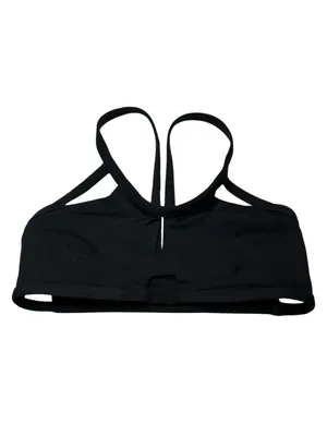 HTF: Bombshell Sportswear ✵ Queen Peekaboo Cut Out Sports Bra ✵ Black ✵ M thumbnail 7