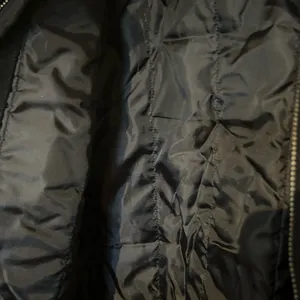 Old Navy Pea Coat XXL Black Short Quilted Lining Wool Blend Pockets Full Zip thumbnail 5