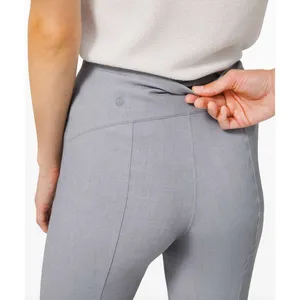 Lululemon Here to There High Rise 7/8 Pant Crosshatch Texture Magnet Grey US 4 thumbnail 2