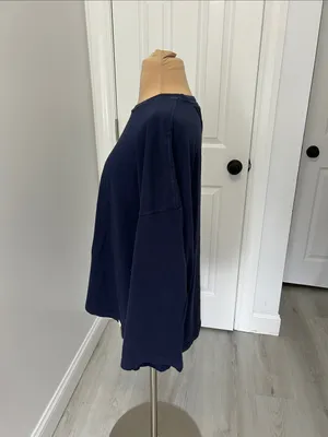 Tkees Core Long Sleeve Tee Navy thumbnail 6