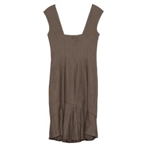 Rebecca Taylor Wool Bow Feminine Romantic Cocktail Old Money Preppy Fall Brown 4 thumbnail 2