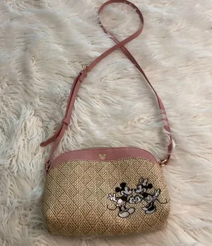 Disney Pink and Tan Crossbody Bag with Elegant Design BNWOT thumbnail 11