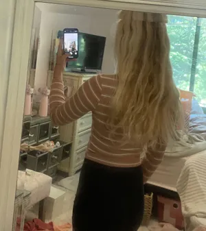 Long sleeve Striped  V neck thumbnail 4
