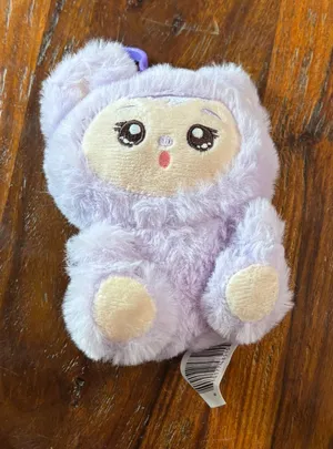 Yoonique LLC Lavender Purple‎ Plush Keychain Pluzzles Kawaii Character YQ080525 thumbnail 1
