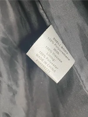 Therapy Black Faux Leather Moto Jacket Sz S Zippers thumbnail 11