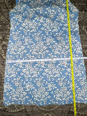 Alice & Olivia Women’s Size 6 Blue & White Floral Jacquard Sleeveless Dress thumbnail 8