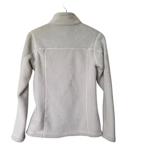 Patagonia Off-White Fleece with Tan Pocket Polartec size XS thumbnail 2