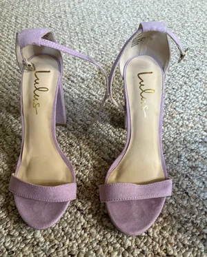 Lulus Heels Suede Ankle Strap thumbnail 1