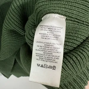Free People Easy Street Tunic Sweater Size Small Sea Garden Green Oversized Boho thumbnail 9