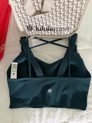 New lululemon like a cloud ribbed support bra thumbnail 3