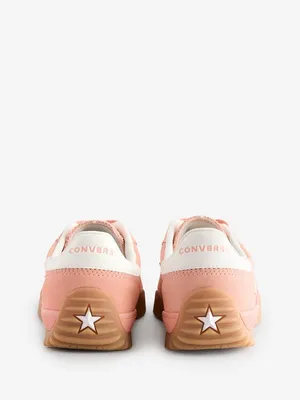 NEW Converse Pink Run Star Low Trainers Suede Lace Up M-8 W-9.5 thumbnail 5