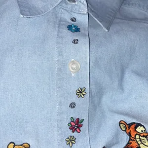 Disney Vintage Winnie the Pooh Chambray long sleeve button down shirt thumbnail 5