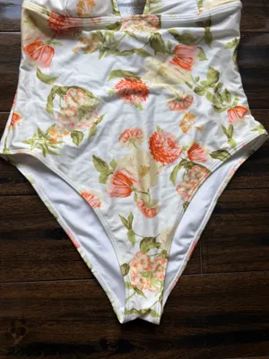 Forever 21 Floral One-Piece Swimsuit thumbnail 3
