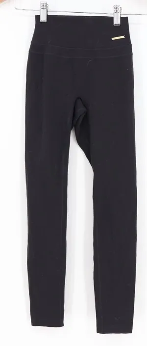 Gymshark Black High Waisted‎ V Waist Leggings XS thumbnail 1