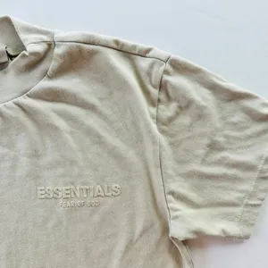 Essentials Fear of God Tee Shirt Beige Size Medium Boxy Short Sleeve Ladies thumbnail 3