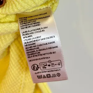 FREE PEOPLE Microphone Drop-Shoulder Cotton Thermal Top in Lemon Grass X-Small thumbnail 6