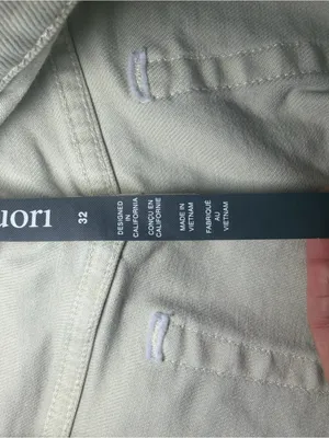 Vuori Vintage Wide Leg Jean Bone Denim Jeans 32. thumbnail 8
